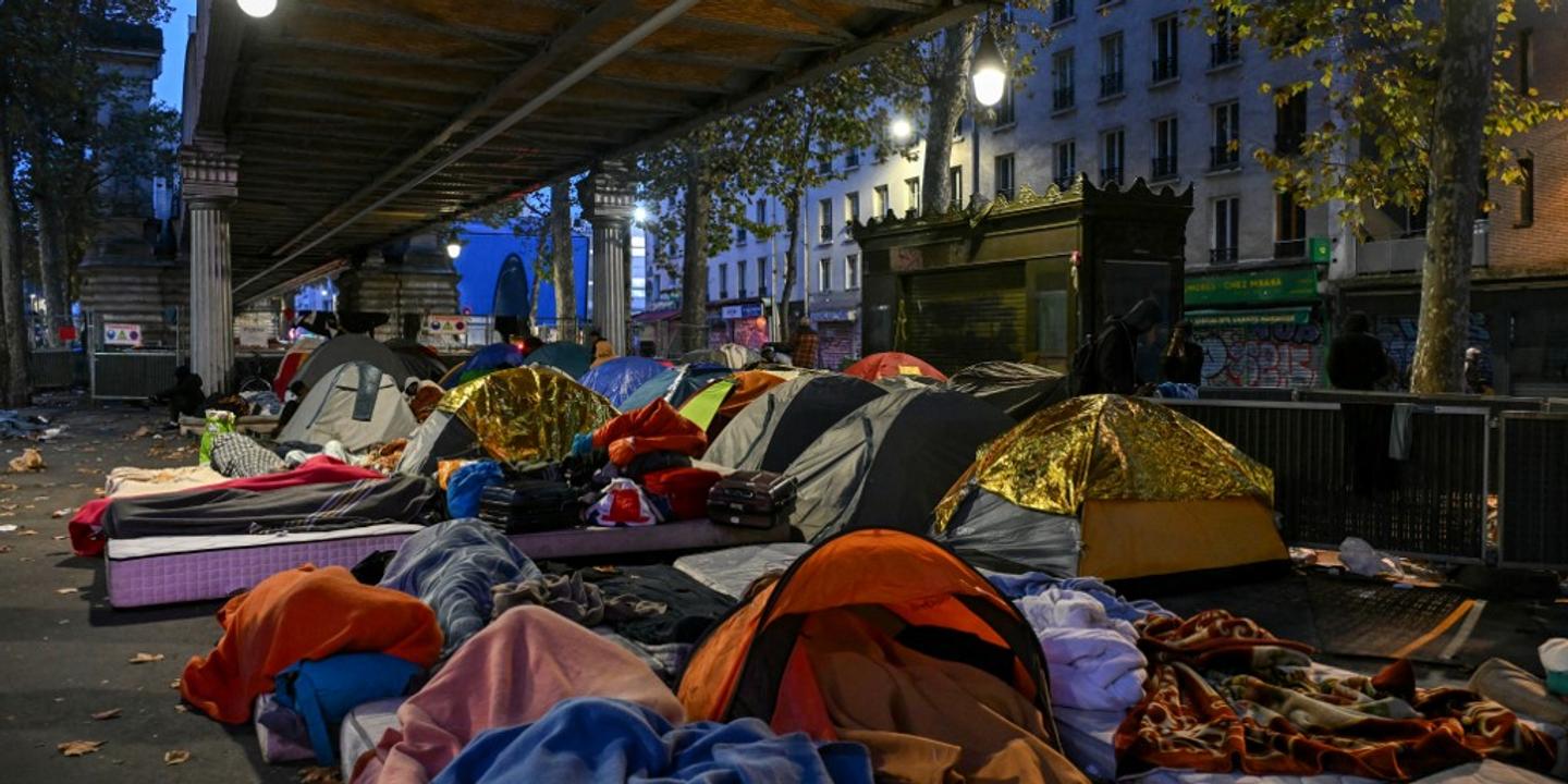 A Paris, le nombre de sans-abri dans les campements au plus haut depuis six ans