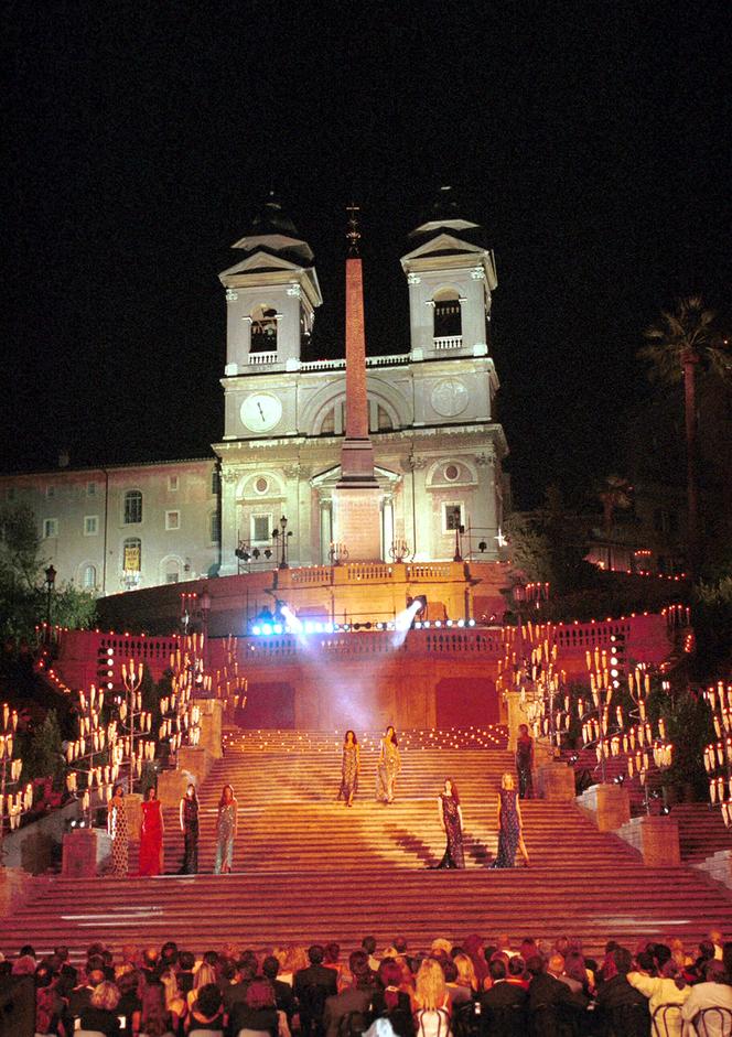 La place d’Espagne, à Rome, le 15 juillet 1999.