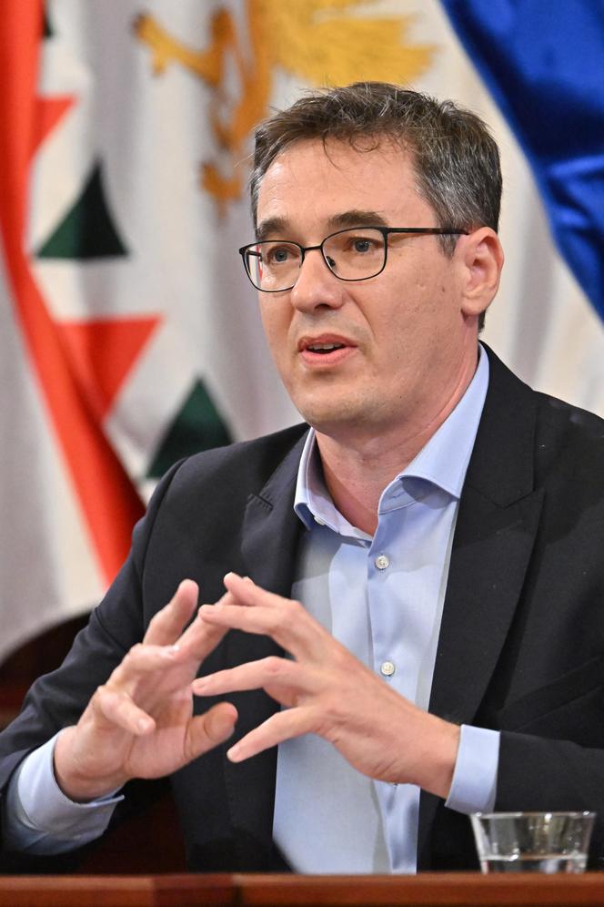 Le maire écologiste de la capitale hongroise, Gergely Karacsony, à Budapest, le 27 juin 2025.