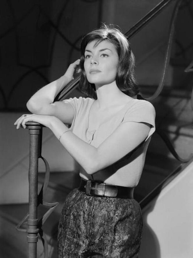 Françoise Brion, à Paris, en 1958.