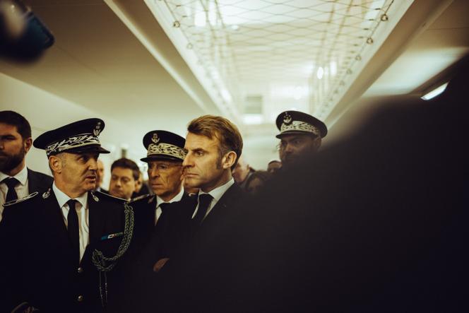 Emmanuel Macron à Marseille, le 16 decembre 2025. 