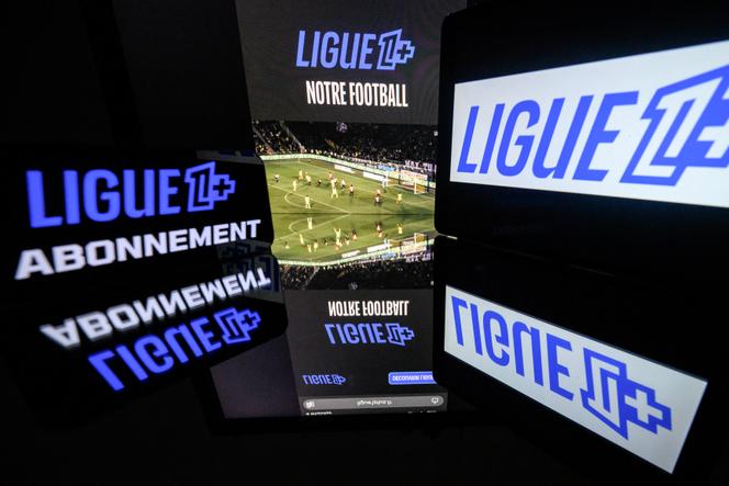 Images de la chaîne Ligue 1+, à Toulouse, le 13 août 2025. 