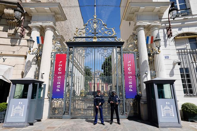 L’entrée du ministère de l’intérieur, à Paris, en 2024. 
