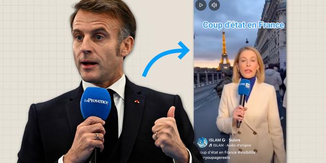 Macron si sfoga su Facebook: video falso di colpo di stato rimane online