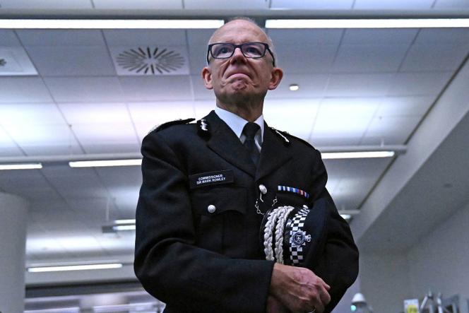 Le commissaire de la police métropolitaine londonienne, Mark Rowley, à Londres, le 17&nbsp;septembre&nbsp;2022.