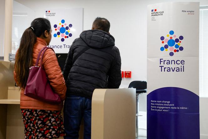 Une agence France Travail à Dammarie-les-Lys (Seine-et-Marne), le 23 avril 2024.