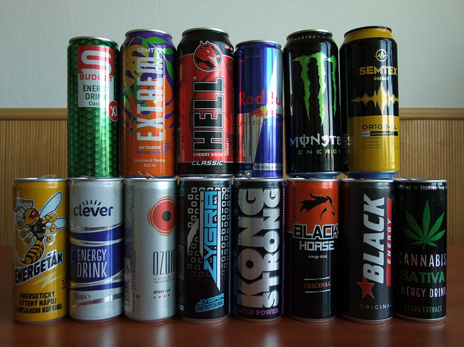 Boissons énergétiques.&nbsp;