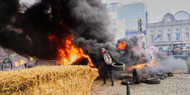 Mercosur, dermatose nodulaire, réorientation de la PAC… la colère des agriculteurs s’exprime de la Haute-Garonne à Bruxelles