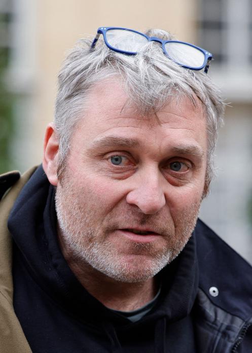 Stéphane Galais, le porte-parole de la Confédération paysanne, à Matignon, à Paris, le 19 décembre 2025.