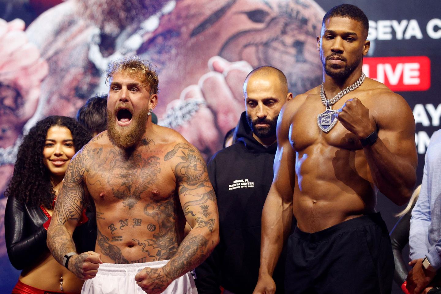 Jake Paul contre Anthony Joshua : la mascarade de boxe qui pourrait mal tourner