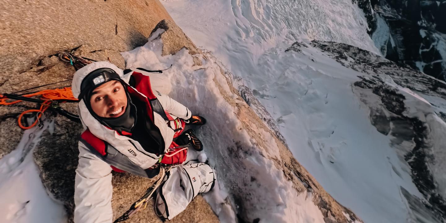 L’alpiniste Charles Dubouloz s’offre la Divine Providence, première étape d’une glaçante trilogie hivernale