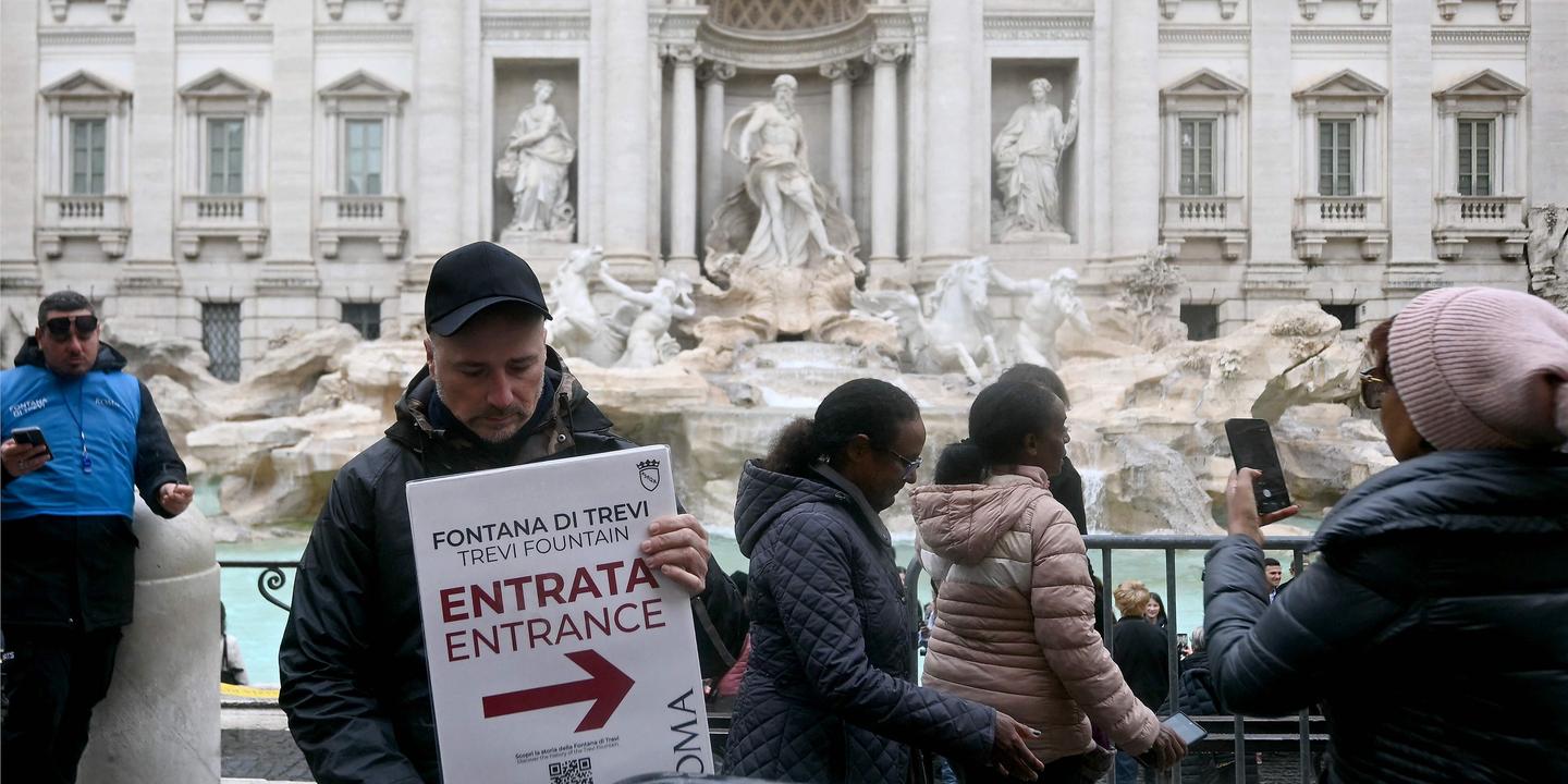 L’accès à la fontaine de Trevi à Rome va devenir payant pour les touristes en février