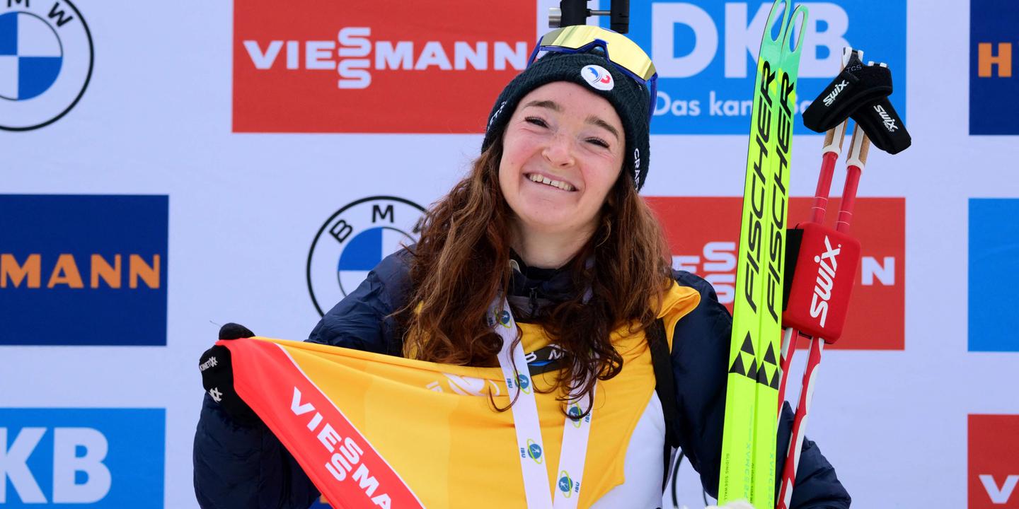 Biathlon : Lou Jeanmonnot, tout en maîtrise devant un public en fusion, remporte la poursuite du Grand-Bornand