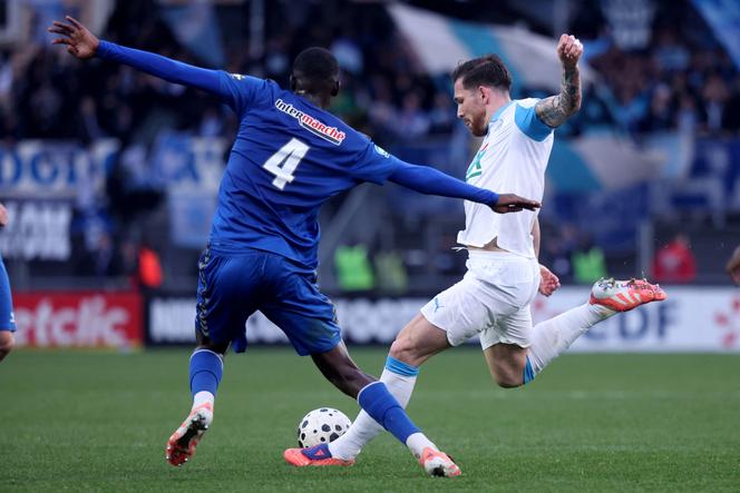 L’Olympique de Marseille de Pierre-Emile Hojbjerg s’est imposé facilement dimanche 21&nbsp;décembre contre Bourg-en-Bresse (6-0), en 32ᵉ de finale de coupe de France. 