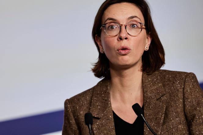 Amélie de Montchalin, the Minister of Action and Public Accounts, at the Élysée, in Paris, December 22, 2025. 