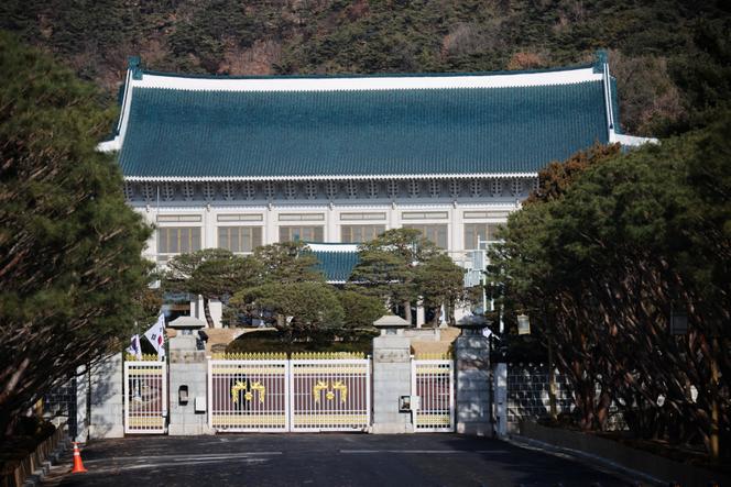 La Maison Bleue, à Séoul, le 22 décembre 2025.