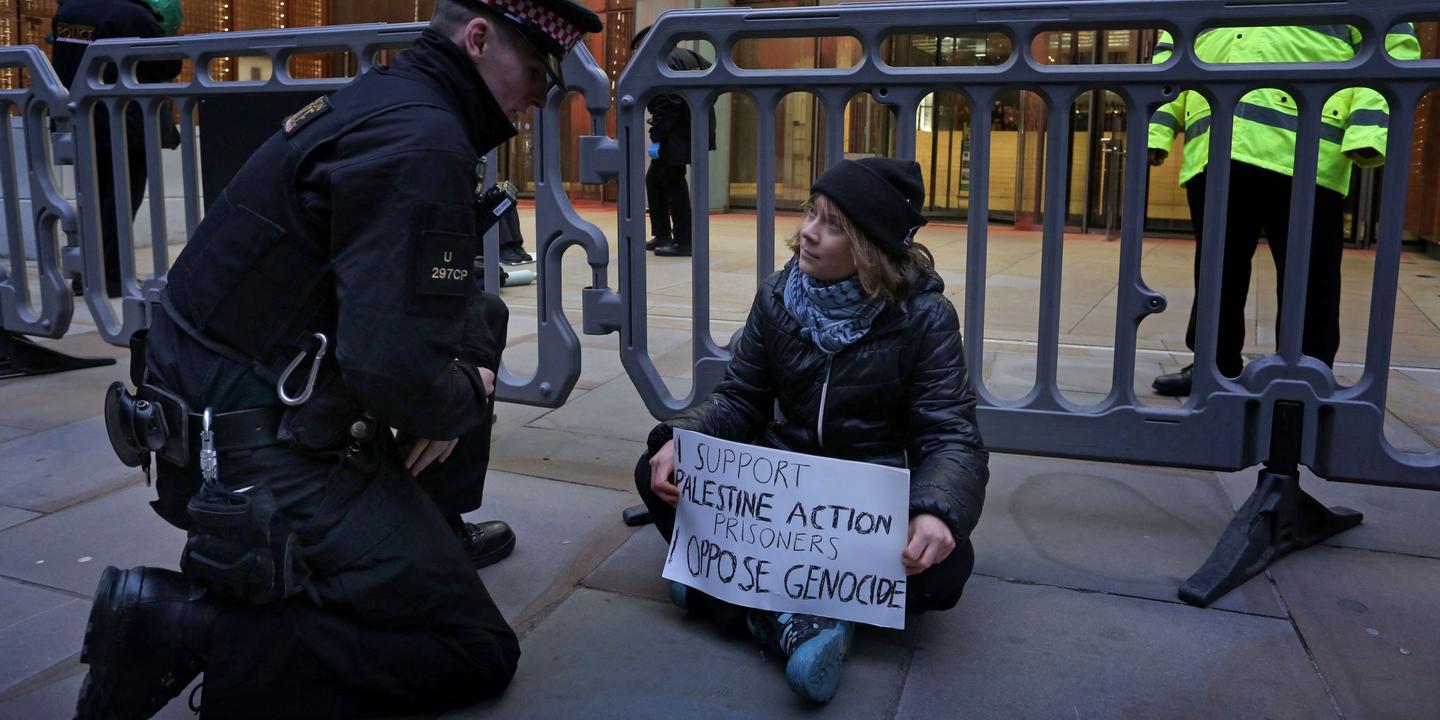 Greta Thunberg arrêtée à Londres lors d’une manifestation en soutien à des militants emprisonnés de Palestine Action