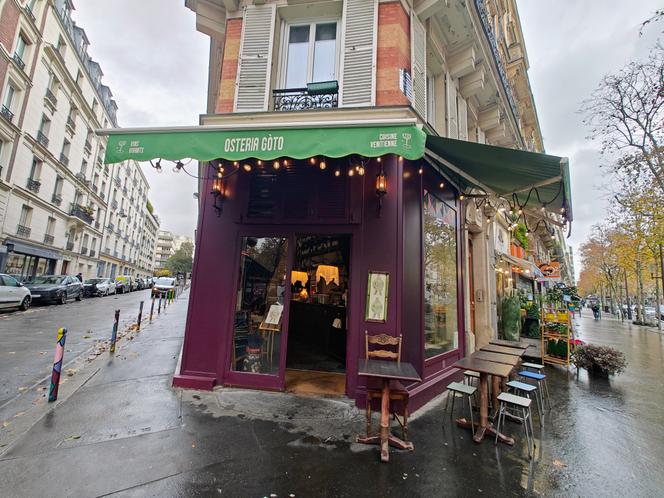 La devanture de l’Osteria Gòto.