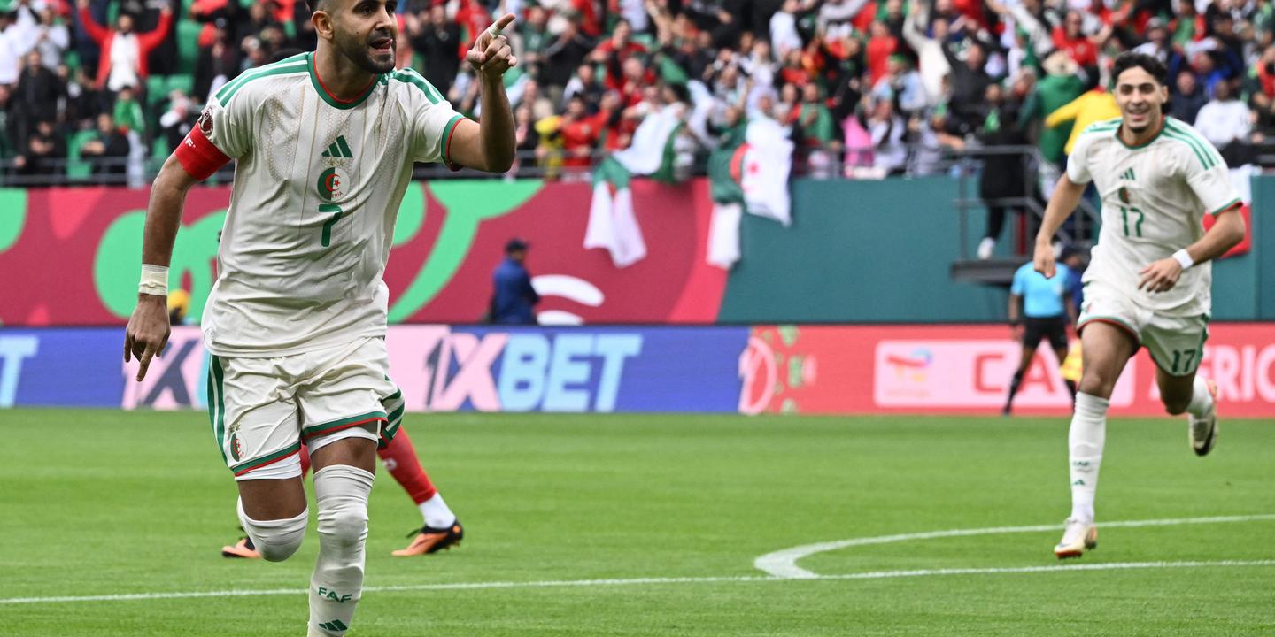 Riyad Mahrez permet aux Fennecs de passer devant dès la deuxième minute