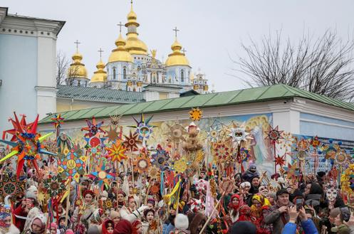 A Kiev, le 25 décembre 2025.