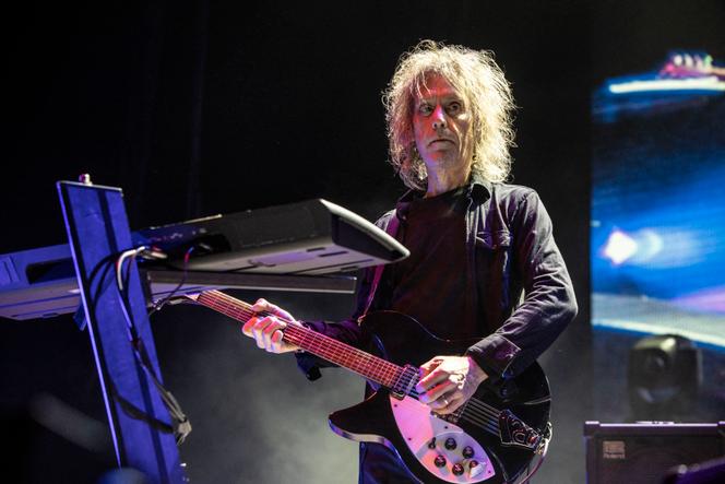 Perry Bamonte avec le groupe the Cure, à Chula Vista (Californie), le 20 mai 2023.
