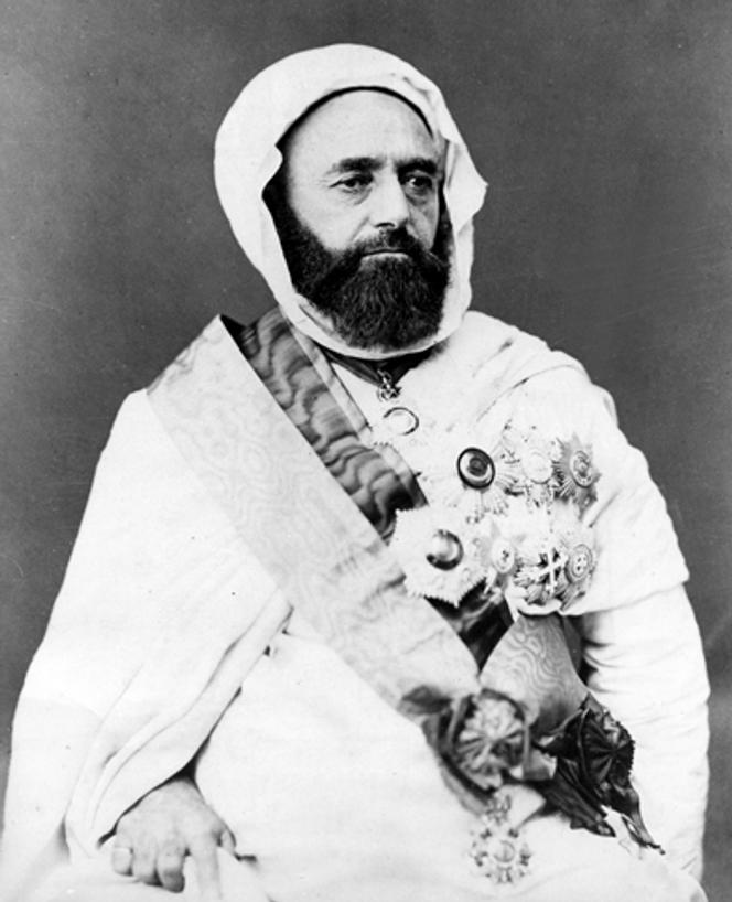 L’émir Abd El-Kader, en 1865
