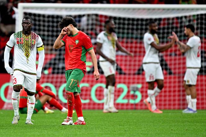 La sélection marocaine de football a été reprise par le Mali (1-1), en phase de groupes de la Coupe d’Afrique des nations à Rabat, le 26 décembre 2025.