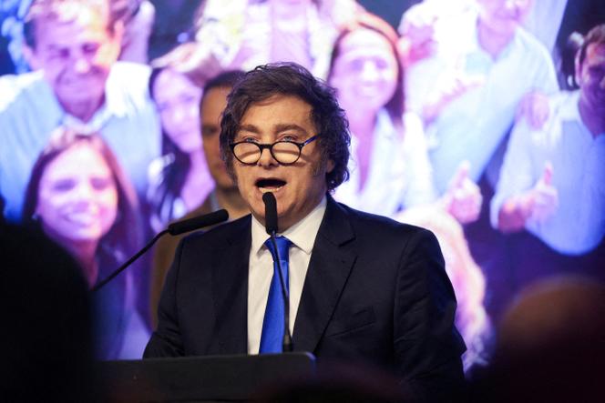 Le président argentin, Javier Milei, à Buenos Aires, le 26&nbsp;octobre 2025.