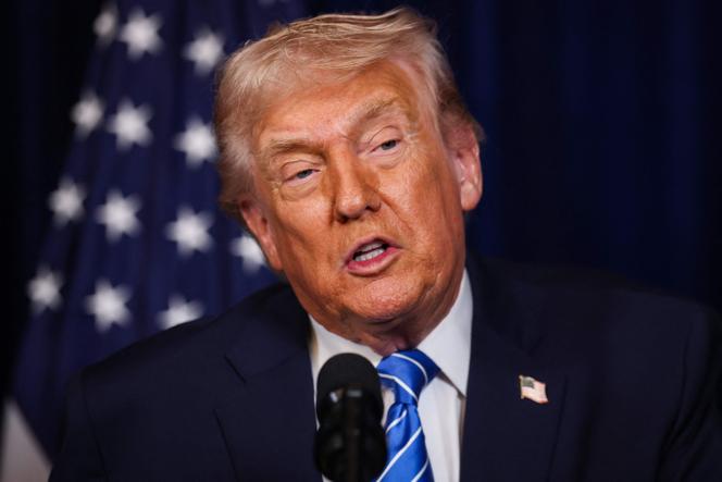 Donald Trump à Palm Beach, en Floride, aux Etats-Unis, le 28 décembre 2025.