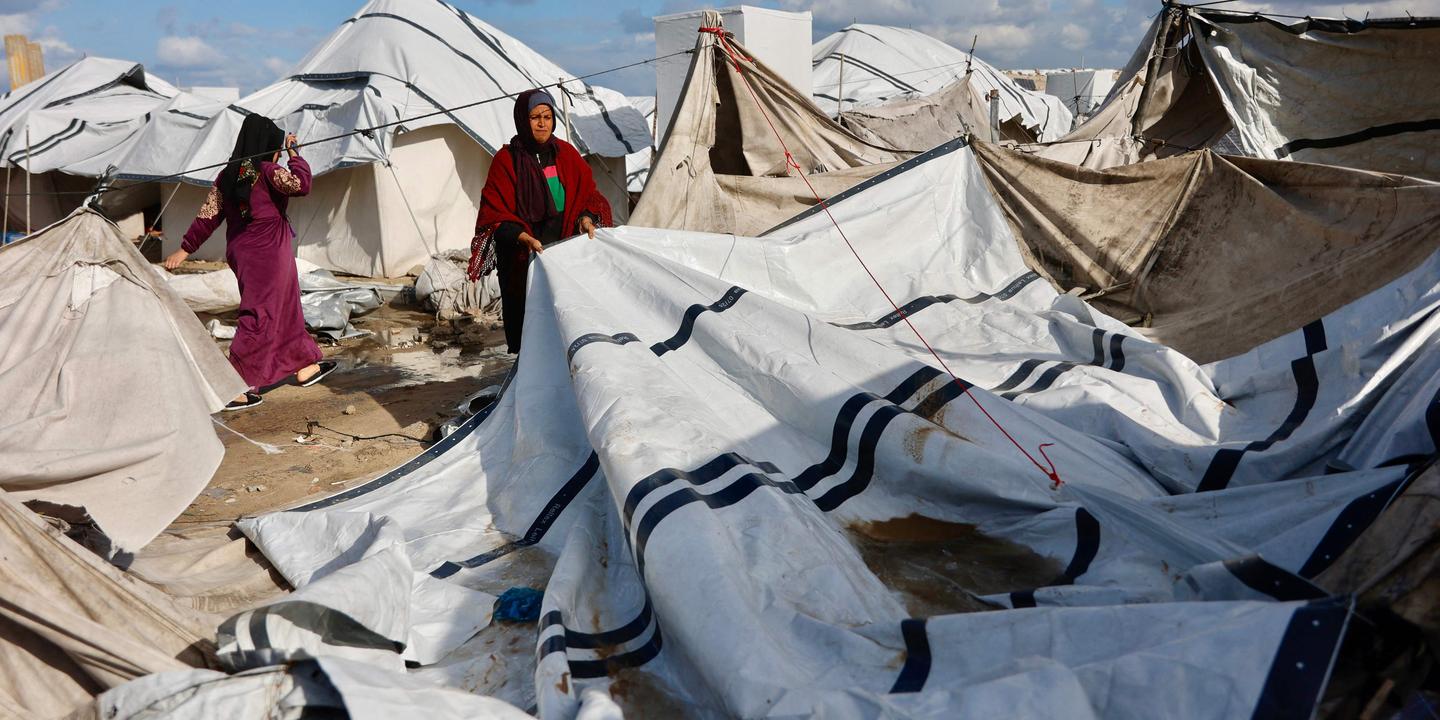 Dans la bande de Gaza, des centaines de milliers d’hommes, femmes et enfants vivent dans des tentes, sous la pluie et le vent glacial