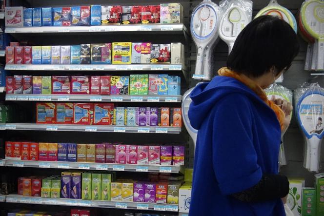 Dans un supermarché de Pékin, le 24&nbsp;avril 2013.