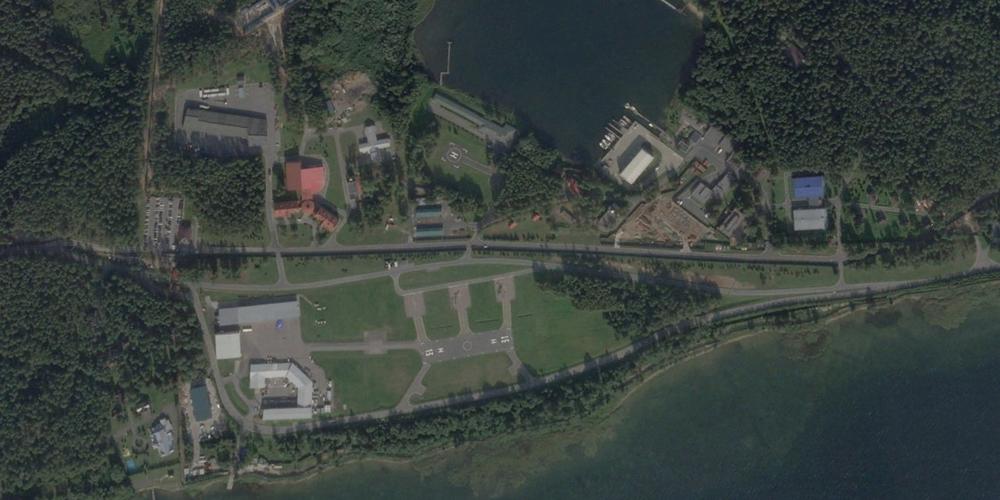 Image satellite du complexe résidentiel de Vladimir Poutine à Rochtchino, dans l’oblast de Novgorod, en Russie, le 31 août 2023. - 2025 PLANET LABS PBC / VIA REUTERS