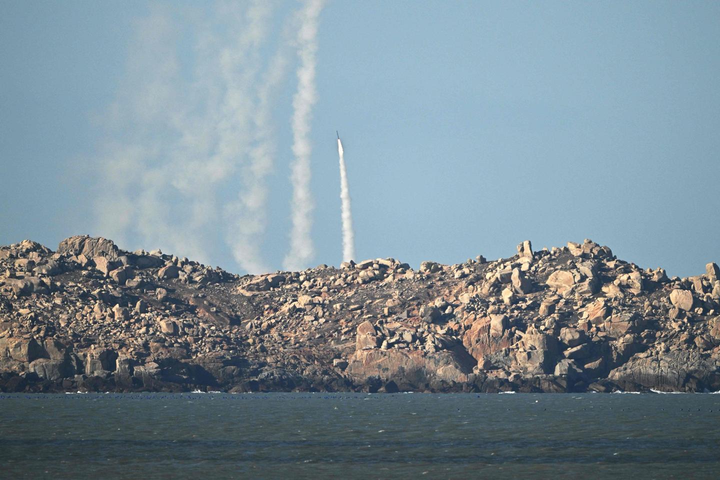 China conducts second day of military drills around Taiwan with port ...