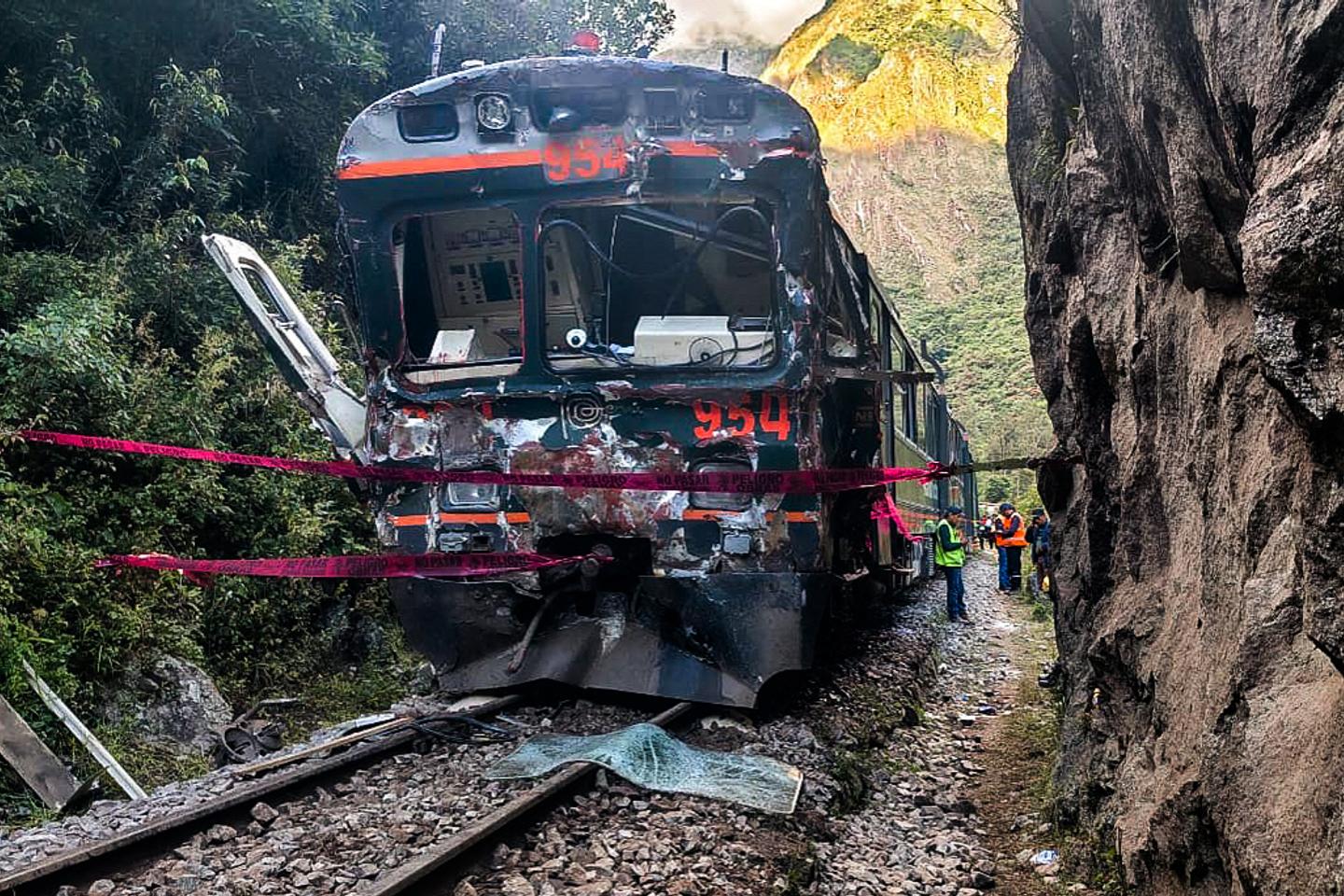 Train crash at Peru's Machu Picchu leaves at least one dead and 40 injured