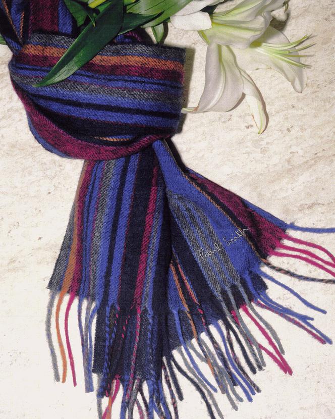Echarpe Trent, en laine, Paul Smith, 125 €. 