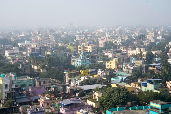 Vue aérienne de Calcutta, le 31&nbsp;décembre 2025.