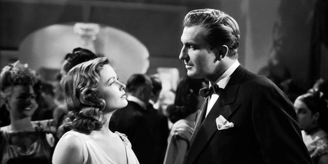 Gene Tierney (Laura Hunt) et Dana Andrews (Mark McPherson), dans «&nbsp;Laura&nbsp;» (1944), d’Otto Preminger.