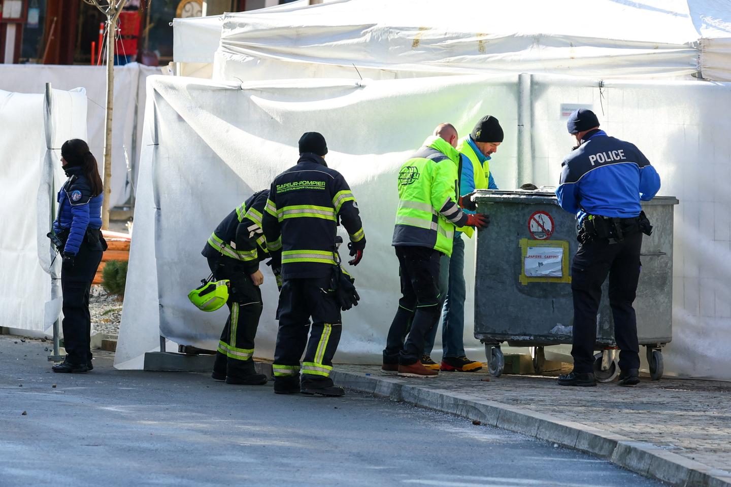 VIDEO. En Suisse, les premières images de l’incendie du Constellation en flamme à Crans-Montana
