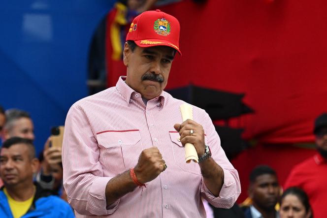 Nicolas Maduro lors d’un rassemblement à Caracas, le 1er&nbsp;décembre&nbsp;2025.