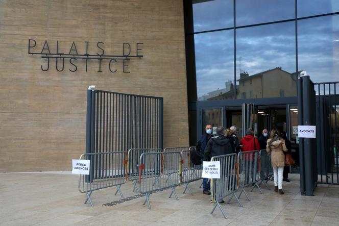 Palais de justice d’Aix-en-Provence, le 15 novembre 2021.