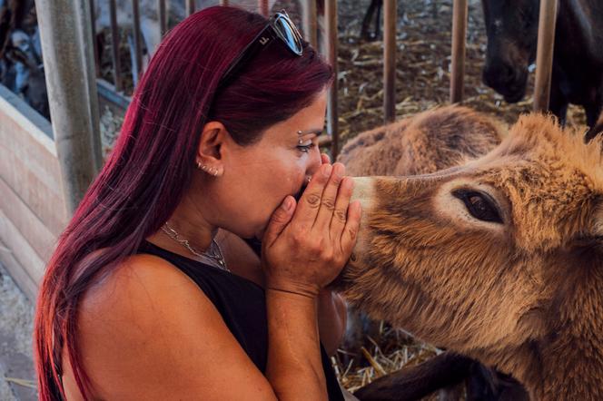 Sharon Cohen at her animal shelter in northern Tel Aviv, Israel, July 2024.