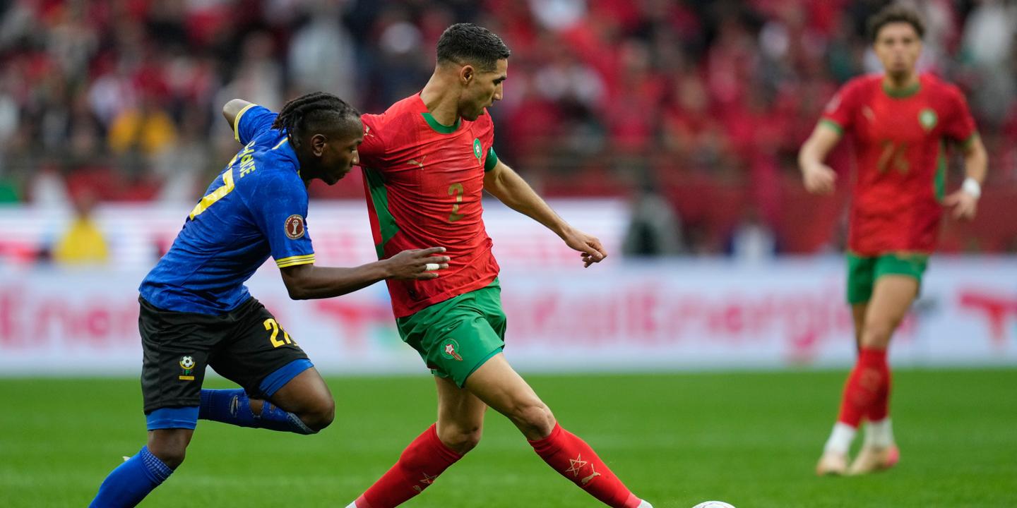 les Lions de l’Atlas d’Achraf Hakimi butent sur la défense tanzanienne, suivez le huitième de finale de la CAN 2025