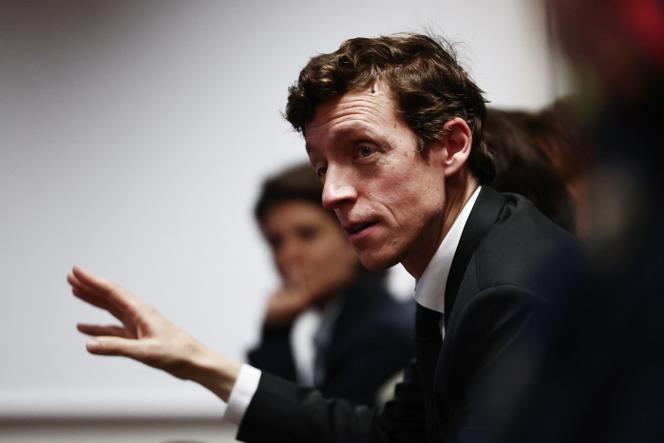 Le ministre de l’éducation nationale, Edouard Geffray, à Créteil, le 25&nbsp;novembre 2025.