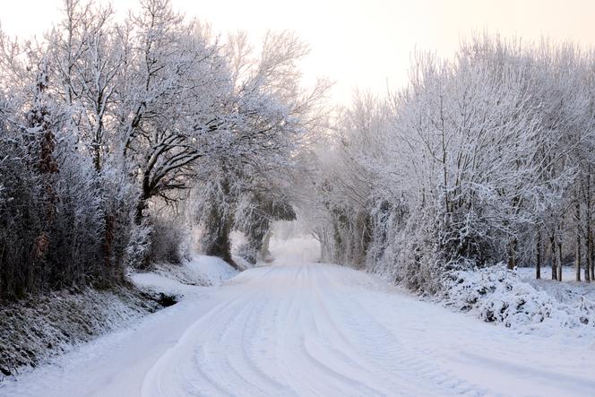 Une route de Montaigu (Vendée), le 6 janvier 2026