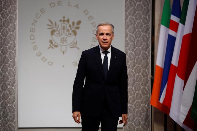 Mark Carney, premier ministre canadien, à Paris, le 6&nbsp;janvier&nbsp;2026. 