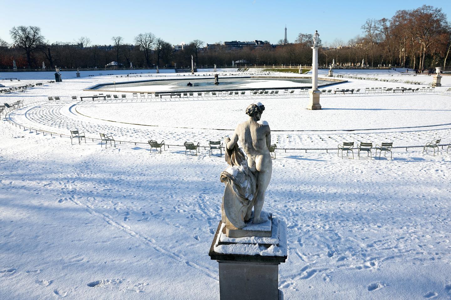 En images : une large partie de l’Hexagone sous la neige