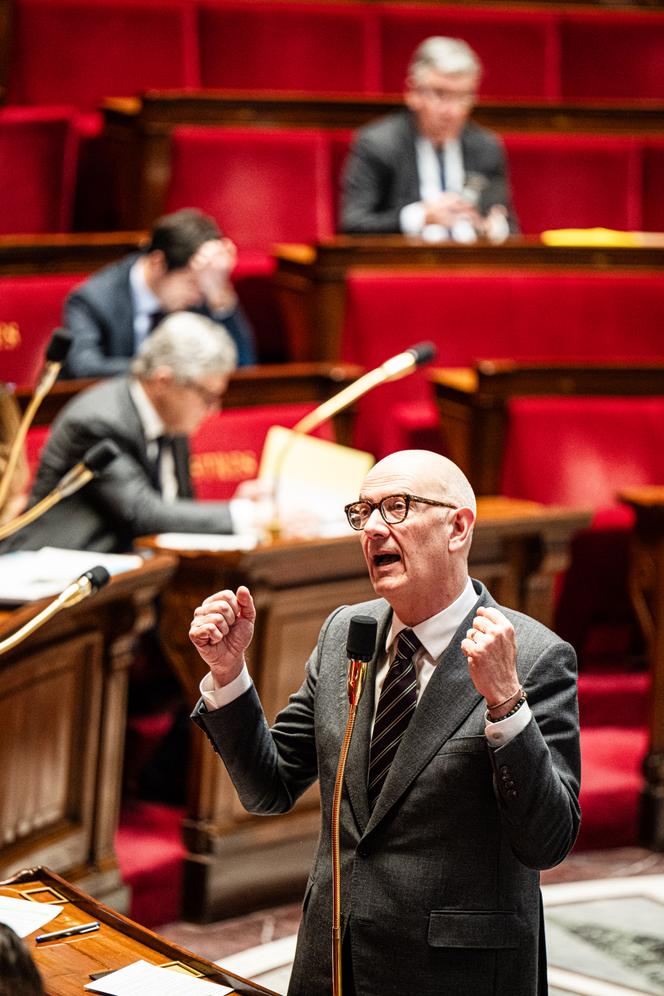 Le ministre de l’économie et des finances, Roland Lescure, lors de la séance des Questions au gouvernement, à l’Assemblée nationale, à Paris, le 7 janvier 2026.