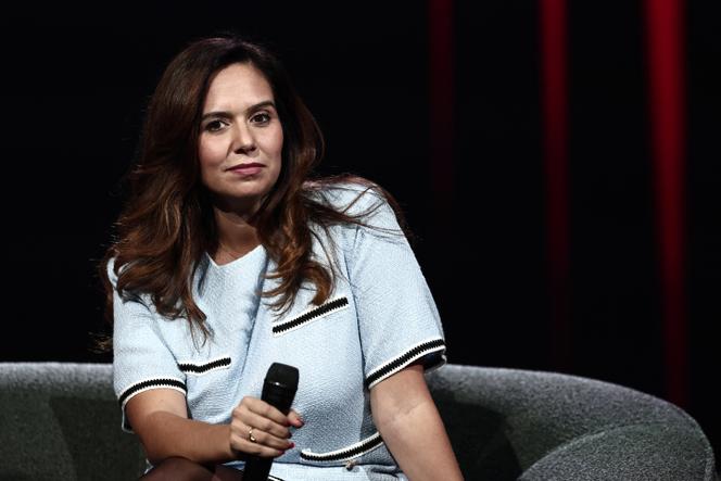 MEP from the Reconquest! party, Sarah Knafo, in Paris, November 25, 2025. 