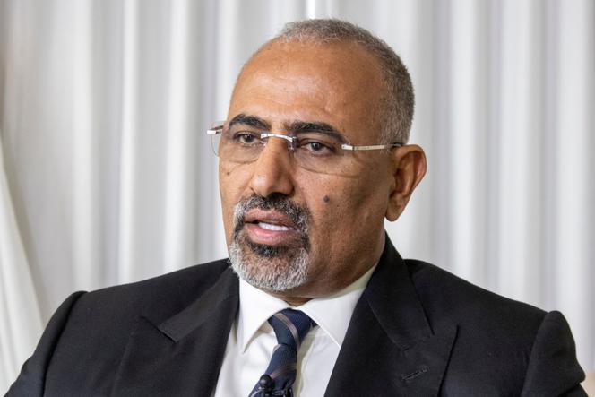 Le chef des séparatistes du sud du Yémen, Aidroos Al-Zubaïdi, à New York, le 22 septembre 2023.