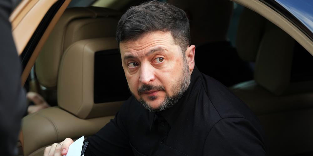 Le président ukrainien, Volodymyr Zelensky, à Nicosia, sur l’île de Chypre, le 7 janvier 2026. - PETROS KARADJIAS/AP